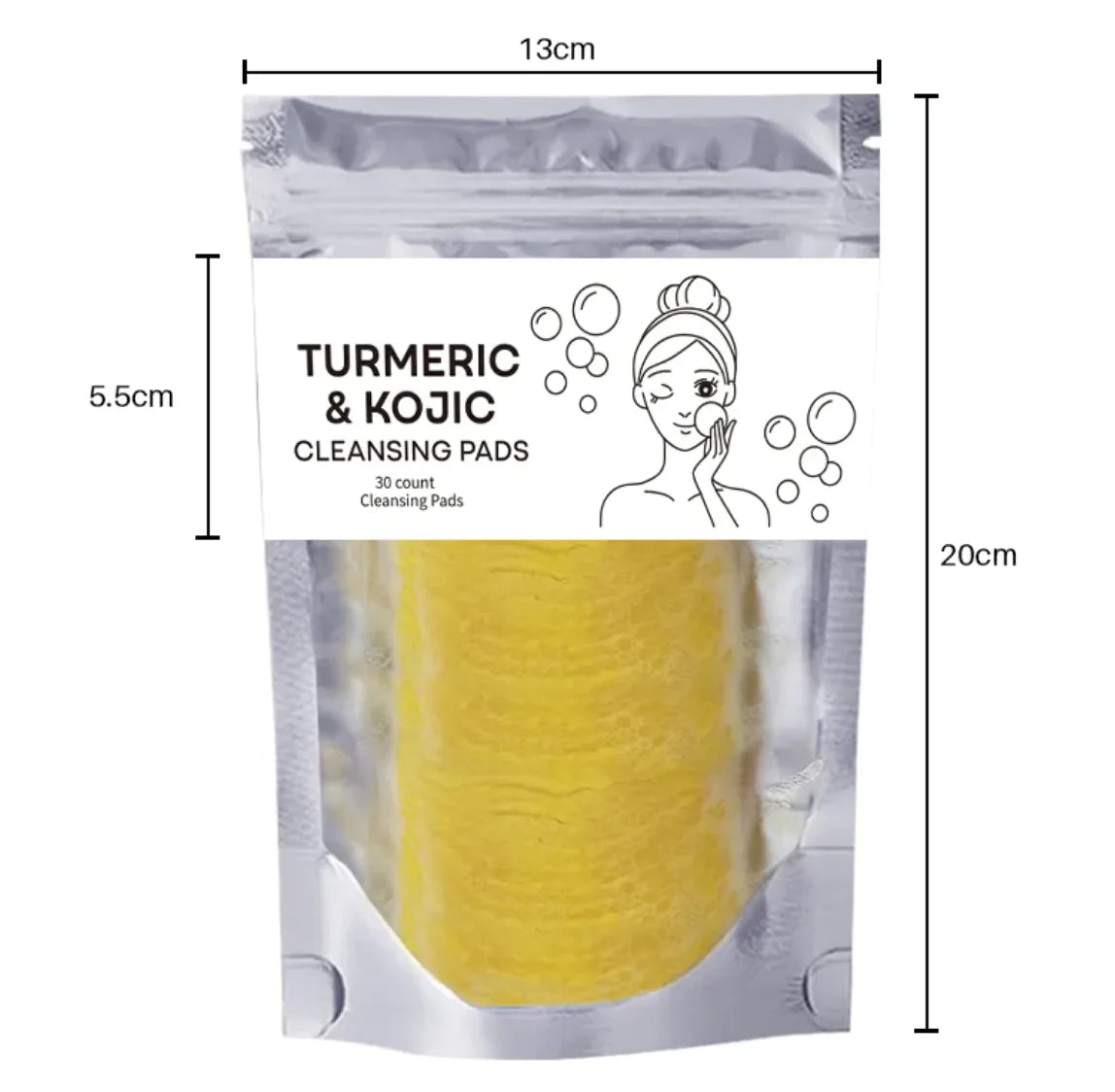 Turmeric Exfoliating Cleansing Pads