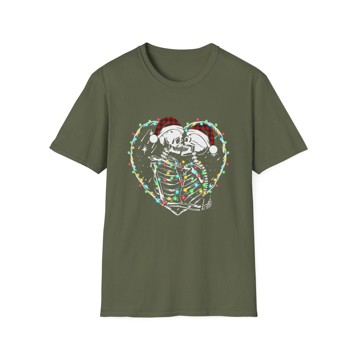 Christmas Skeleton Lovers Unisex Softstyle T-Shirt