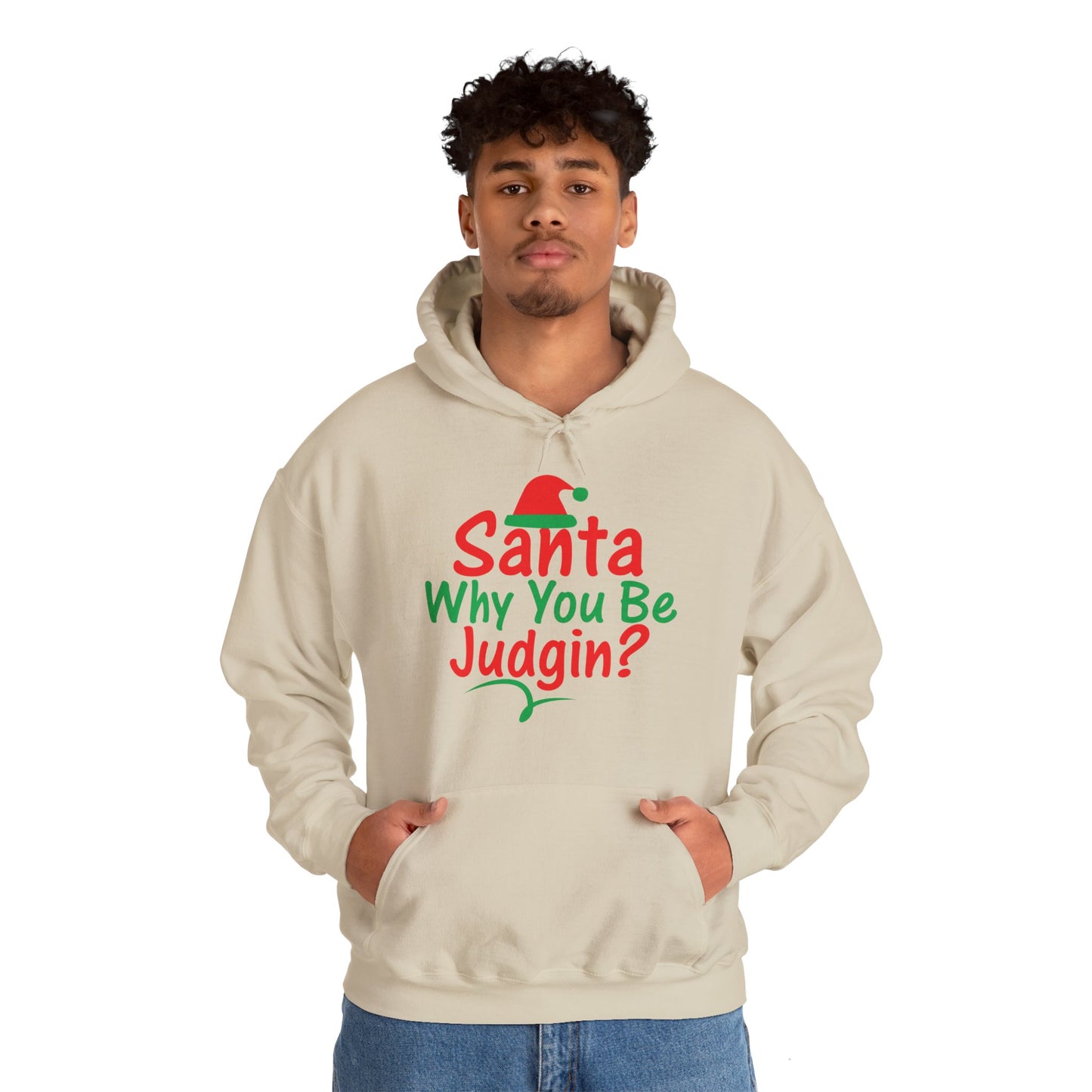 Santa Why.....Unisex Heavy Blend™ Hooded Sweatshirt