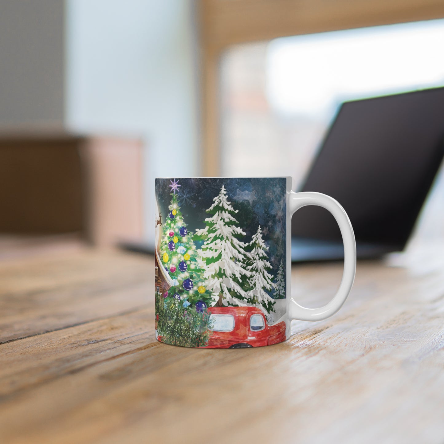 Christmas Village Mug 11oz