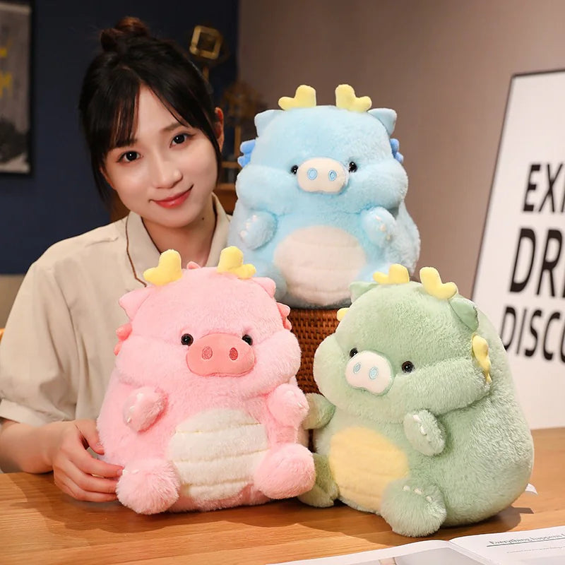 Cute Dragon Pig Plush Toy