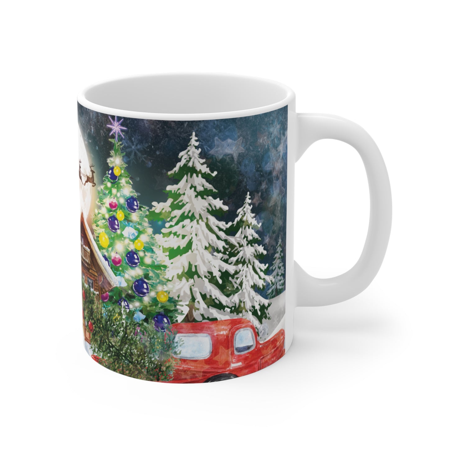 Christmas Village Mug 11oz