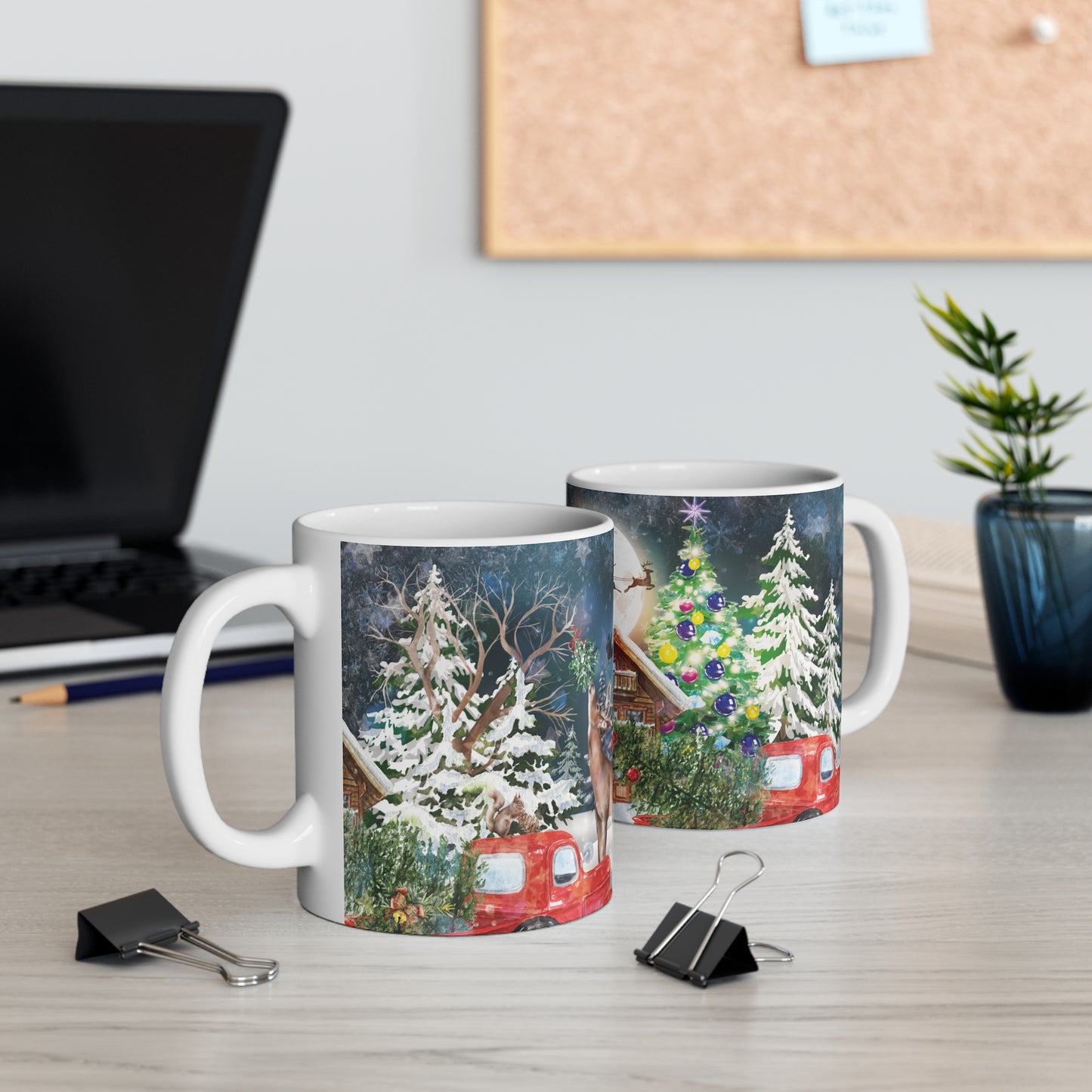 Christmas Village Mug 11oz