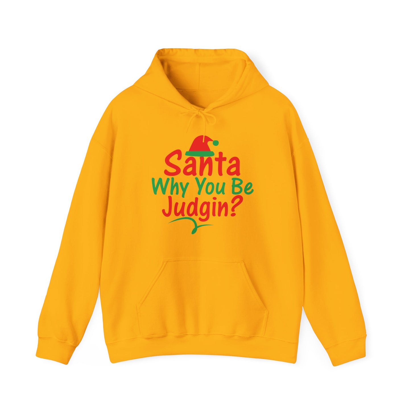 Santa Why.....Unisex Heavy Blend™ Hooded Sweatshirt