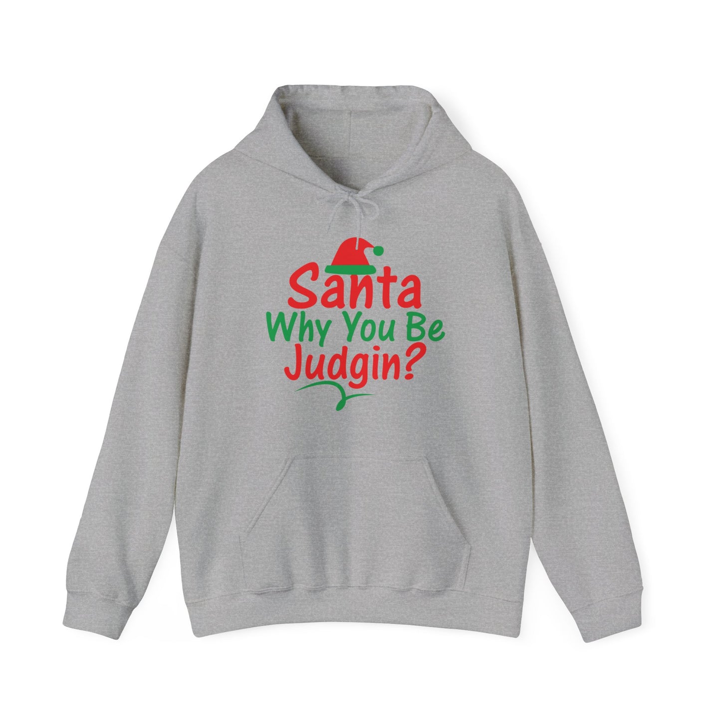 Santa Why.....Unisex Heavy Blend™ Hooded Sweatshirt