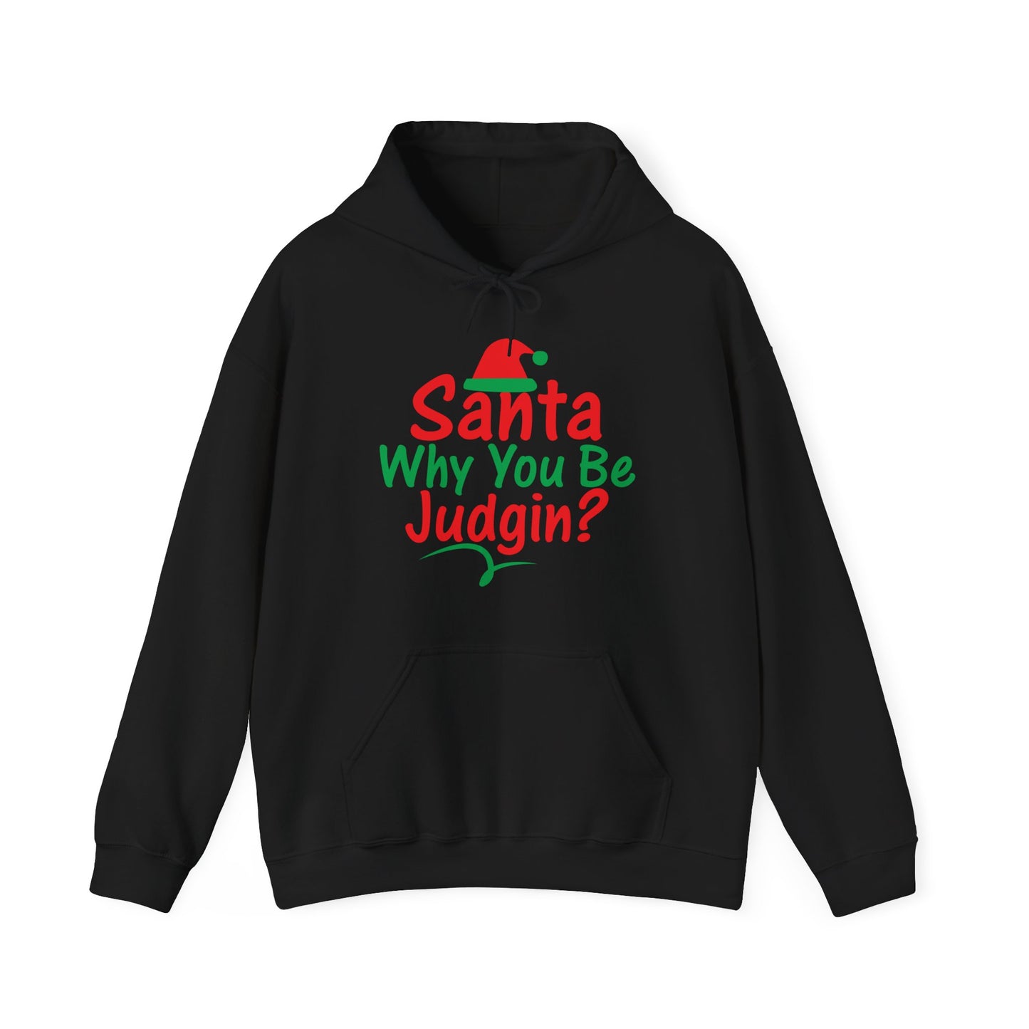 Santa Why.....Unisex Heavy Blend™ Hooded Sweatshirt