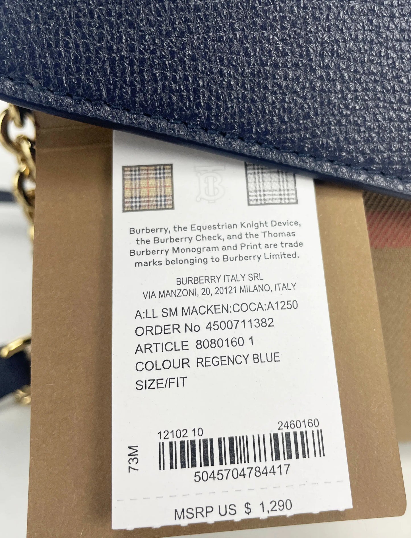 Burberry Small Macken Crossbody Bag