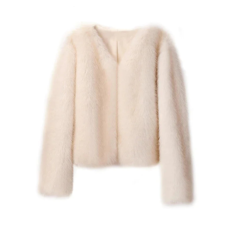 Fur Coat Short Tokas Fur Casual Women's Clothing